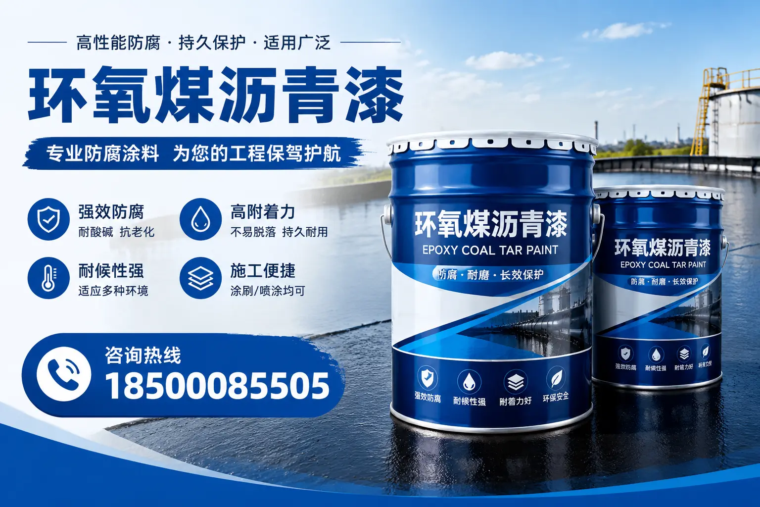 环氧煤沥青漆与其他漆类的比较，广州用户的选择依据